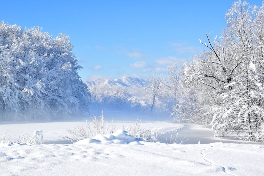 A winter idyll in Lika, Croatia, photo credit by Gospić TB