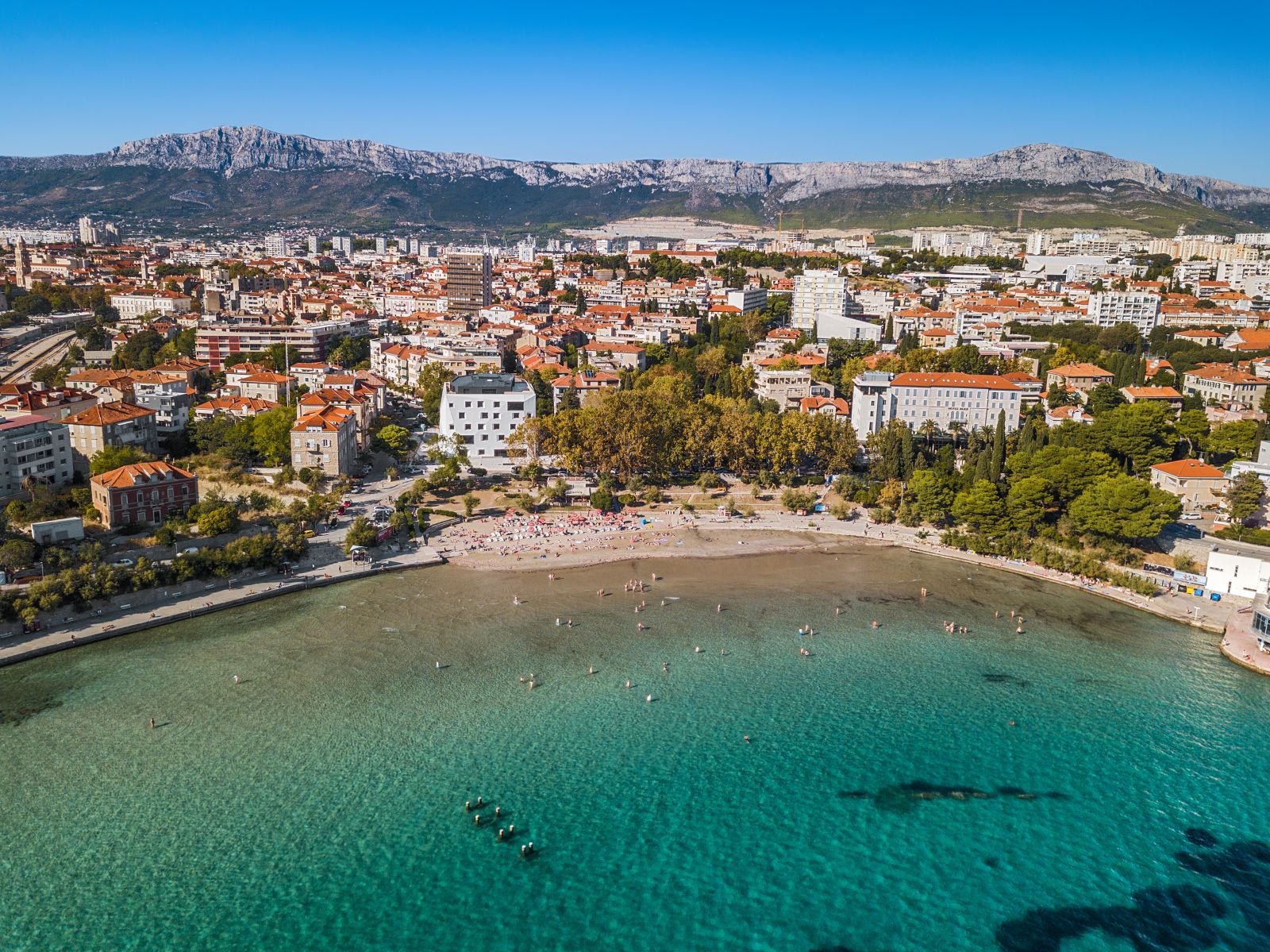 Bacvice beach Split, Dalmatia, Croatia, photo by Aleksandar Gospic, jphoto credit by Croatia Tourist Board