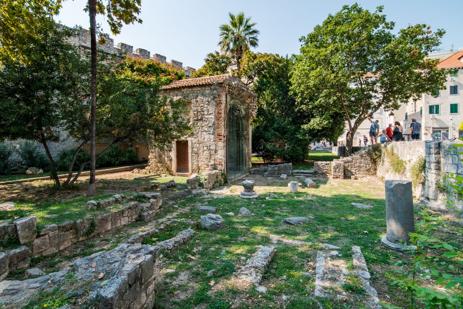 In front of the Golden Gate. of Diocletian palace, Split, photo credit by TB of Splitjpg
