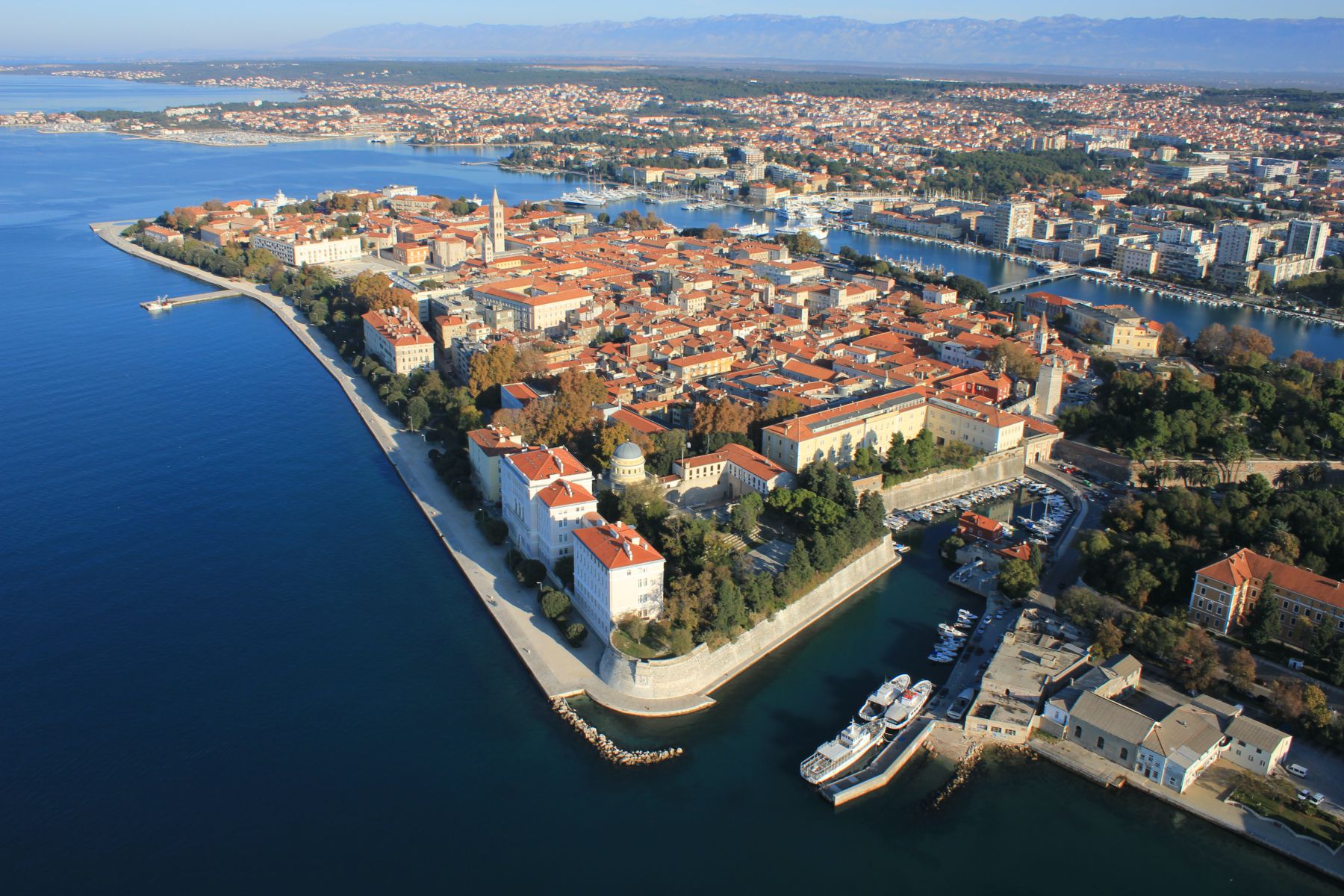 Panorama of Zadar, Croatia, photo by Velid Jakupović Gricko, photo credit by TB of Zadar city