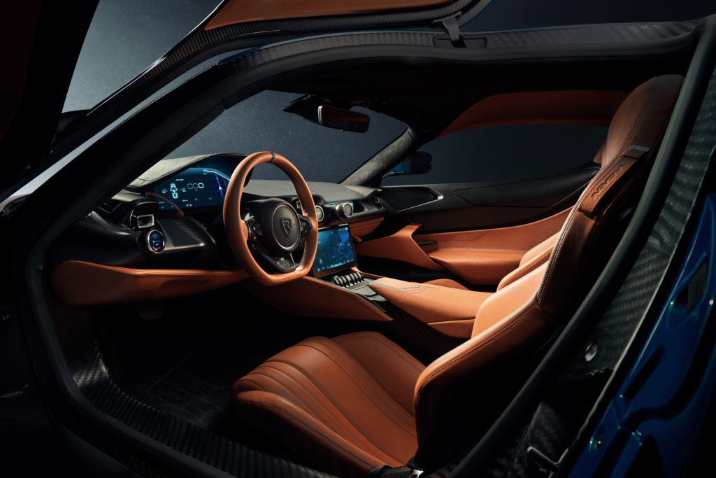 RIMAC, NEVERA, INTERIOR, photo credit by Rimac Automobili, Croatia