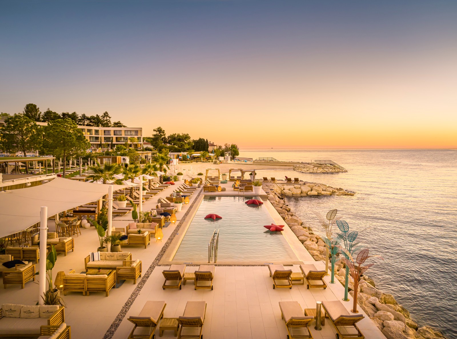 The Beat Beach Club, Photo credit by Marea Suites, Valamar Collection