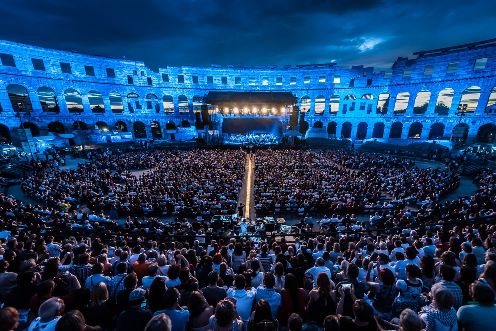 Photo credit by Arena Amphitheater, Pula