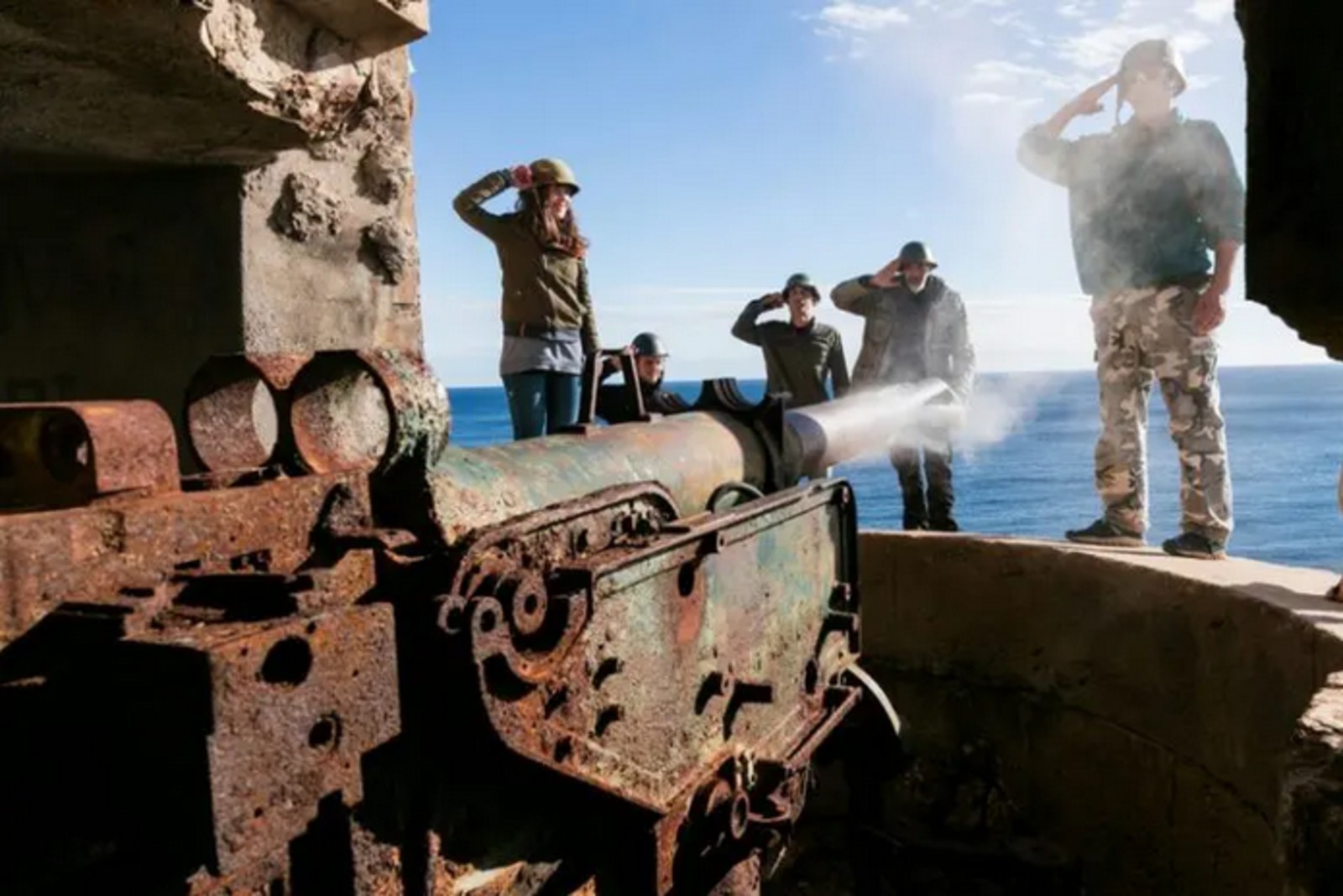 Military tour, Vis island, Croatia