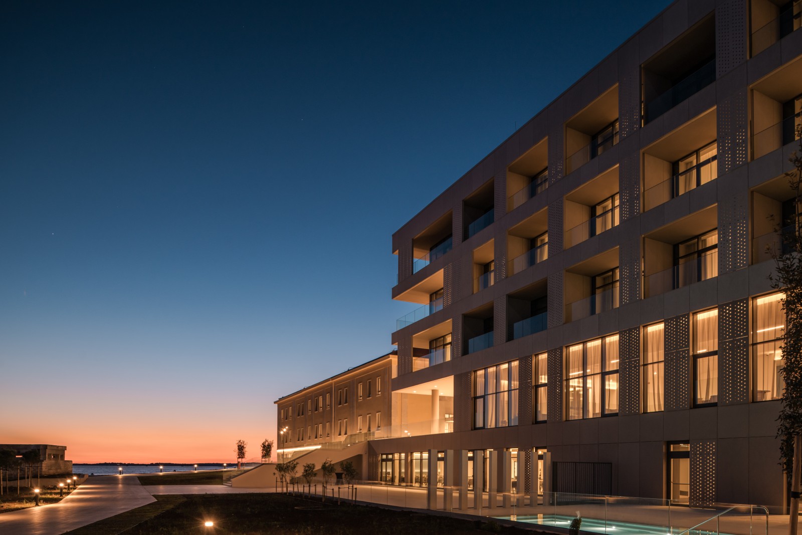 By Night, Photo credit by Hotel Monumenti, Pula