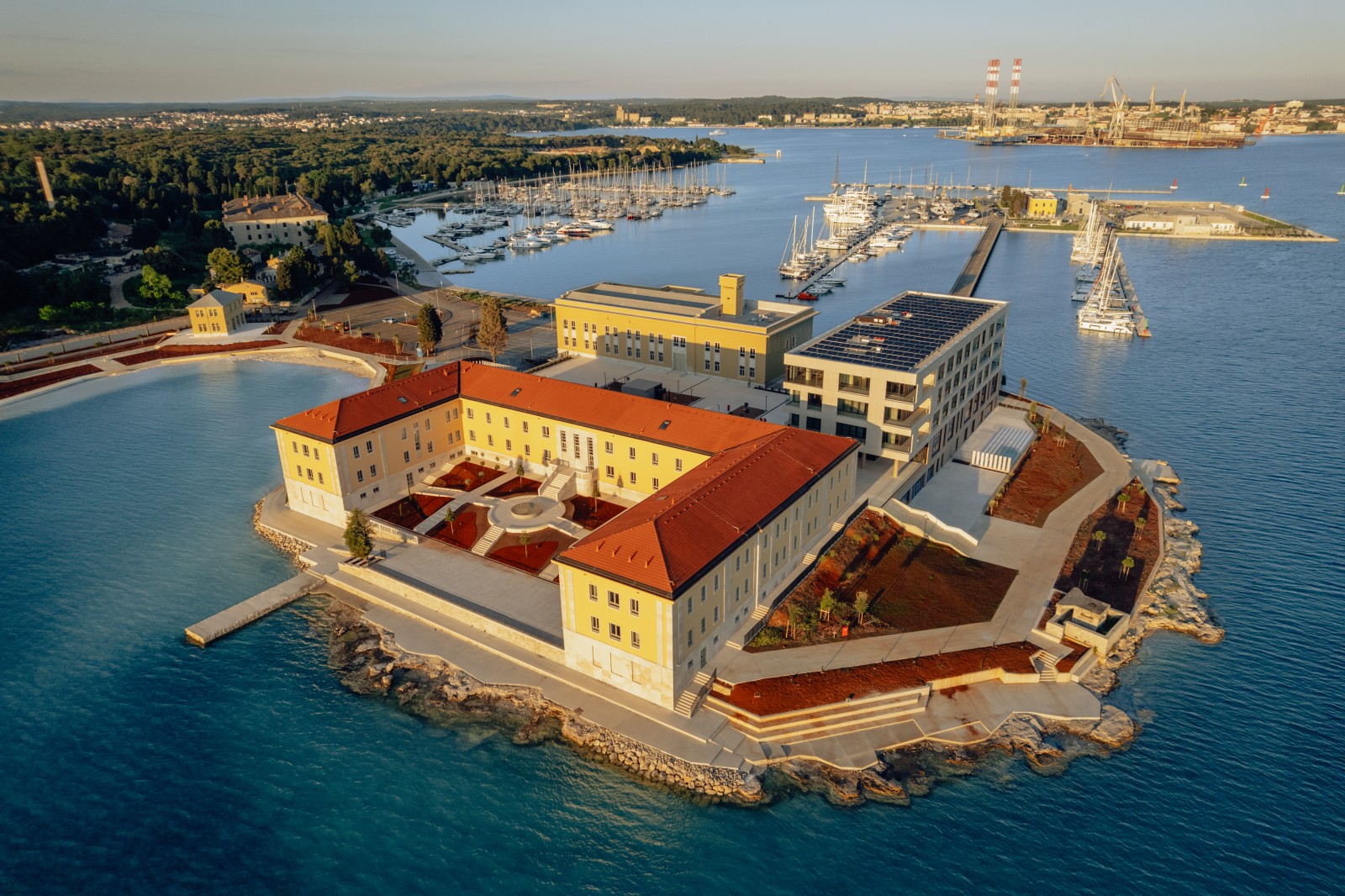 Drone, Photo credit by Hotel Monumenti, Pula