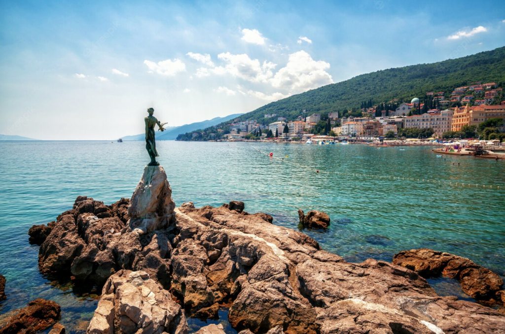 Maiden with the Seagull, Opatija, Photo credit by Croatian Attractions partners
