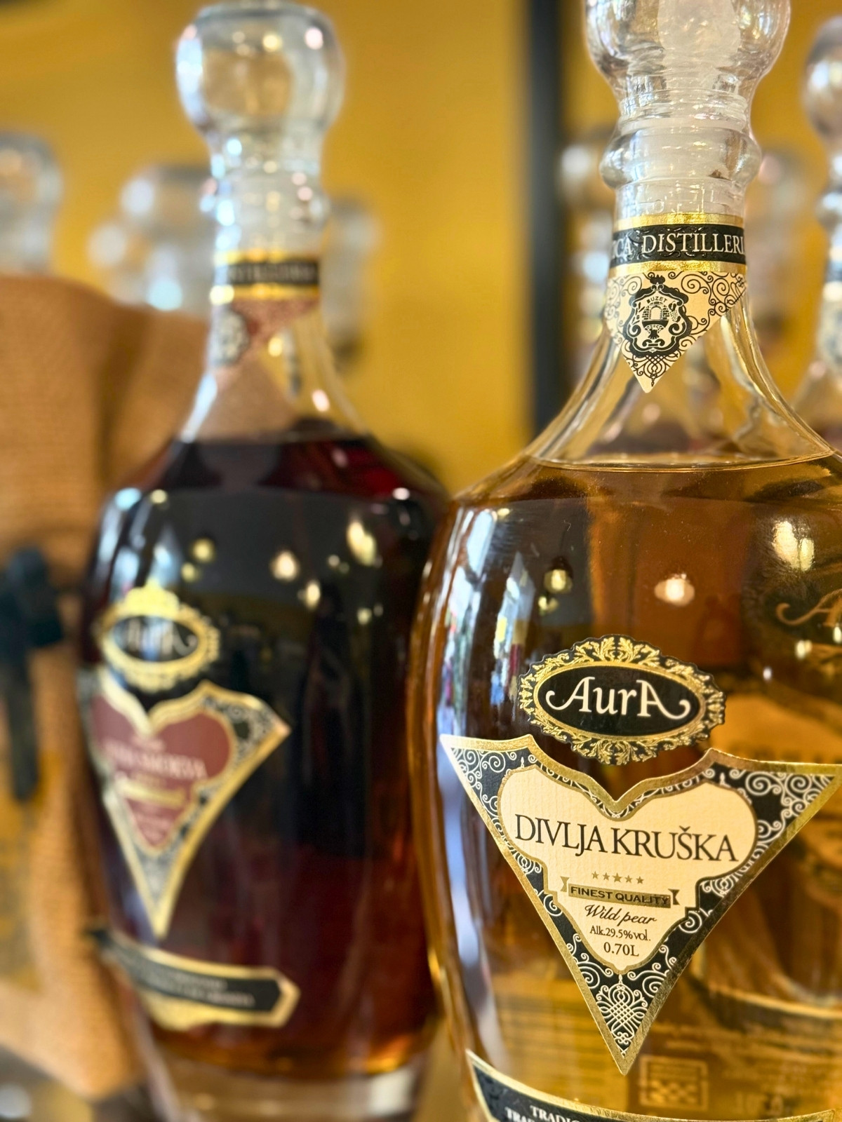 Croatian Liqueurs, Kredenca shop, Zagreb, photo by Pauline Longeon