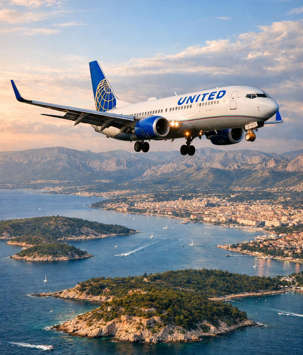 United Airline Plane, Image generated by AI