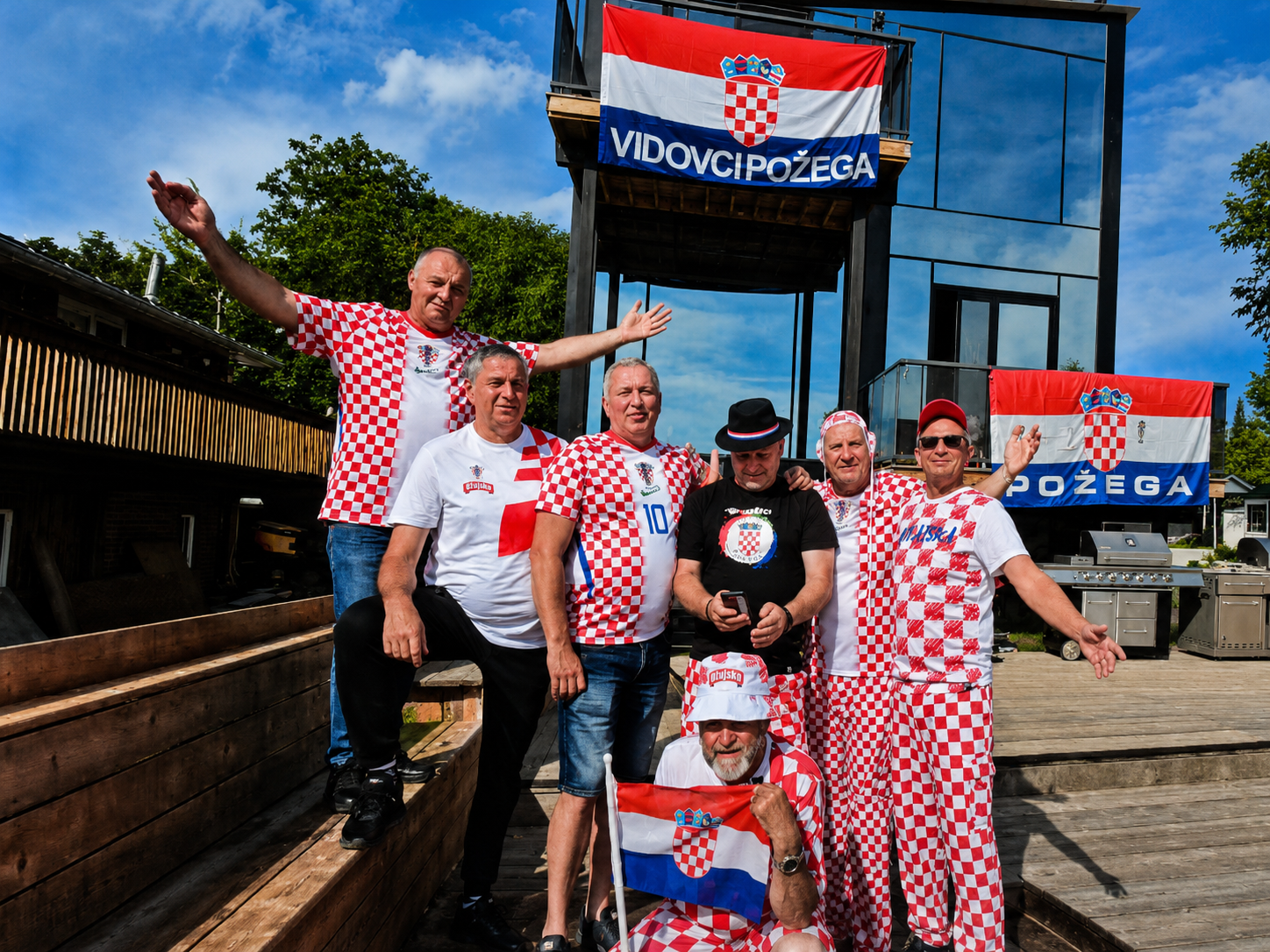 The Atmosphere during the football match at World cup