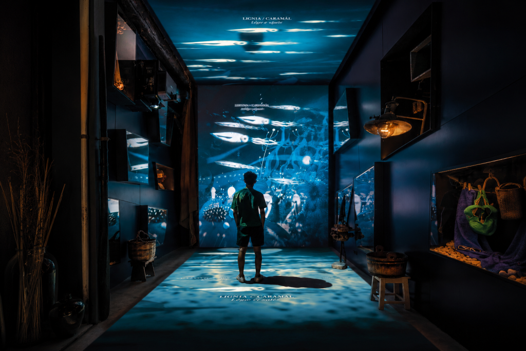 Interactive installation, photo credit Ecomuseum Batana