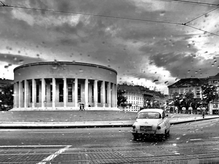 Zagreb in the rain, Zagreb photo by Matko, photo credit M.Švarc