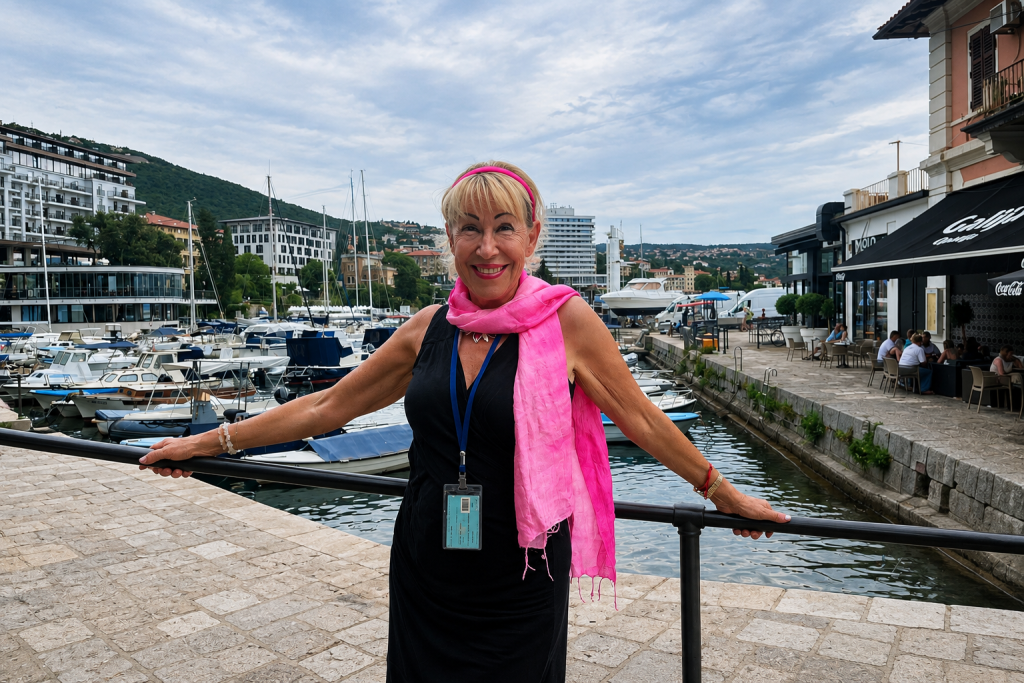 Mrs Đurđica Kovačić, Opatija, photo credit by Fiona Flechel