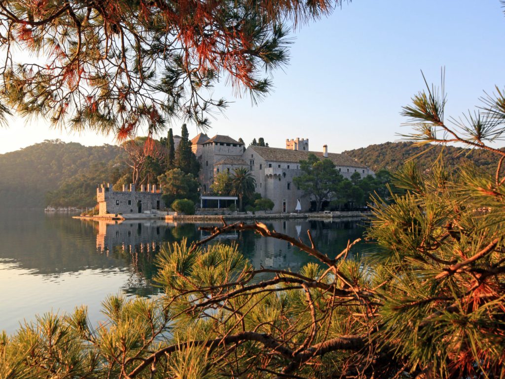 Mljet Lakes, St. Mary’s Island – Sunrise, photo caption Miro Andrić, photo credit Mljet National Park