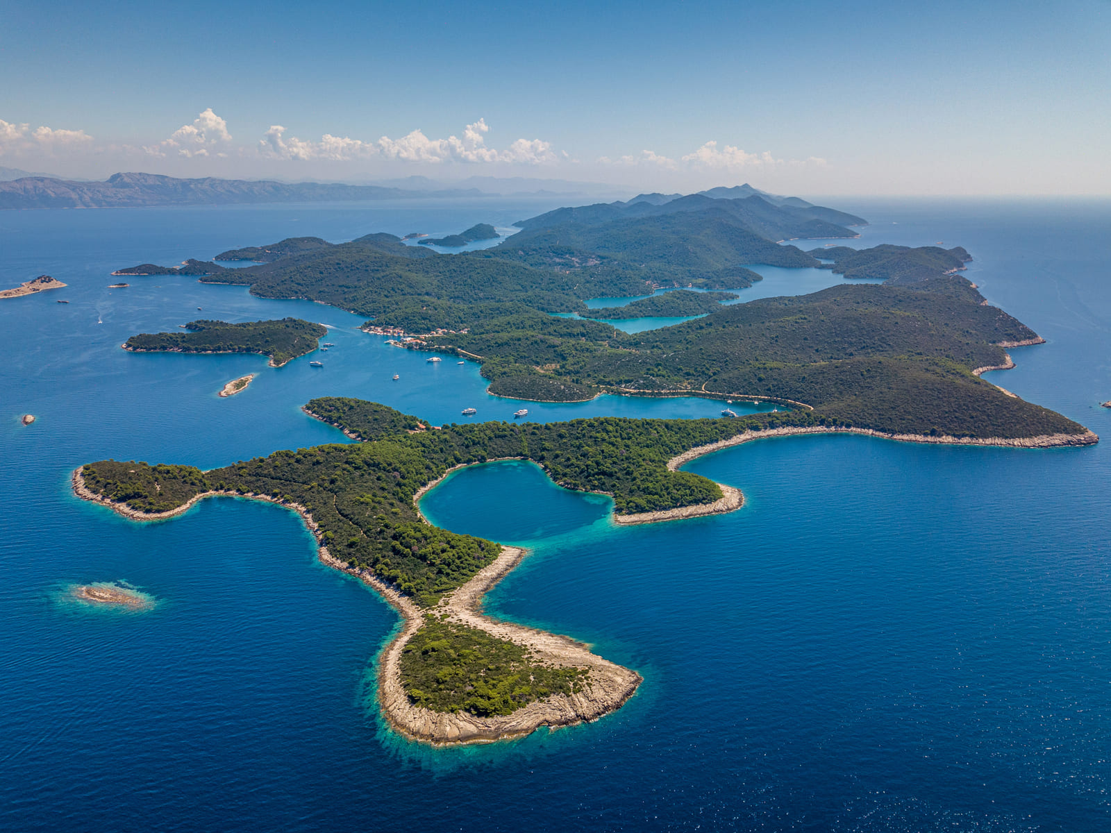 Mljet National Park, Panorama of the Entire Island, photo caption Miro Andrić, photo credit Mljet National Park
