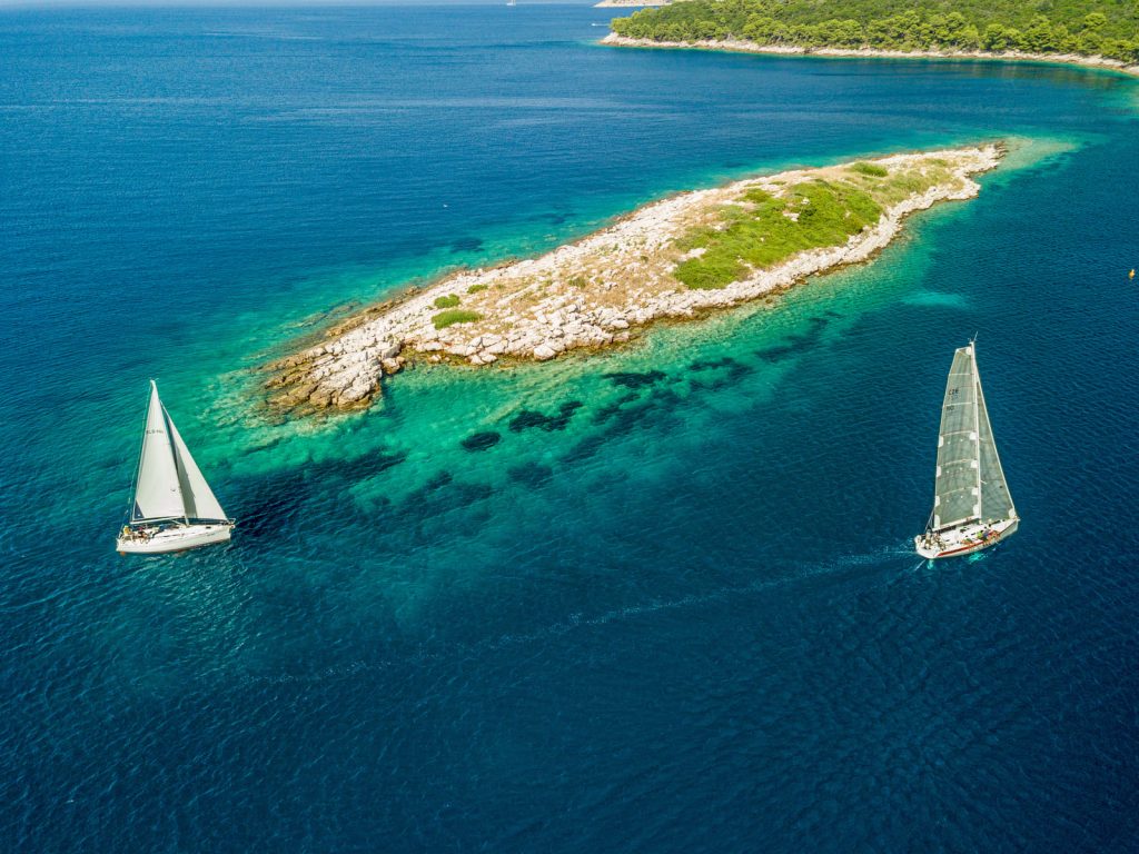 Mljet Regata Pomena, photo caption Miro Andrić, photo credit Mljet National Park