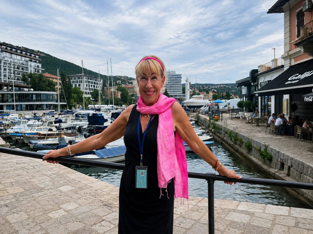 Mrs Đurđica Kovačić, Opatija, photo credit by Fiona Flechel