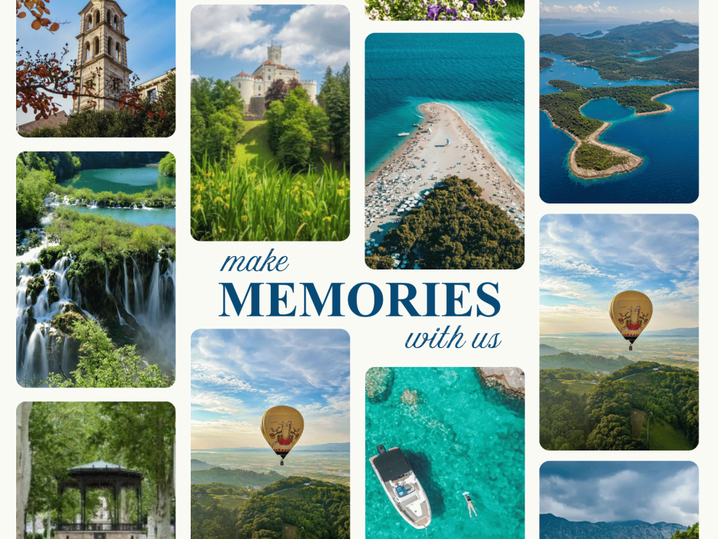 Make memories with us, exclusive rights, Croatian Attractions
